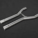 Bentley Continental GT/C/Speed/Supersports W12 (2012+ 2G) - Middle Silencer + Secondary Cat Spare Pipes