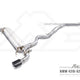 Fi Exhaust Front Pipe + Mid Pipe + Valvetronic Muffler + Quad Silver Tips + Standard Remote - G22/ G23/ G26 420i 2019-Up