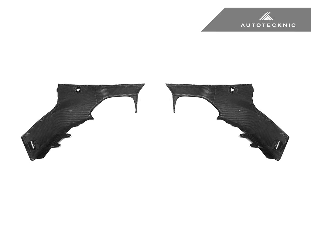 AutoTecknic Dry Carbon Rear Side Diffuser Set - G42 2-Series