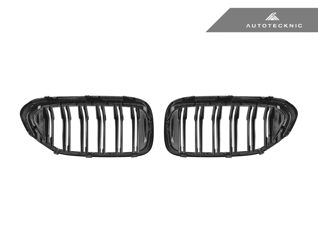 AutoTecknic Dual-Slats Carbon Fiber Front Grille Set - G30 5-Series