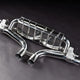 Porsche 536.1/2 Cayenne V8TT - Valved Exhaust, MidSilencer Spare + Carbon Tips (OE Actuators)