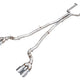 AWE Tuning Track Edition Catback Exhaust - Chrome Silver Tips - BMW G90/G99 M5