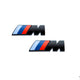 Genuine BMW M Fender Emblem Set - Gloss Black