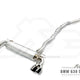 Fi Exhaust Front Pipe + Mid Pipe + Valvetronic Muffler + Quad Silver Tips + Standard Remote - G30 520i 2017-2023