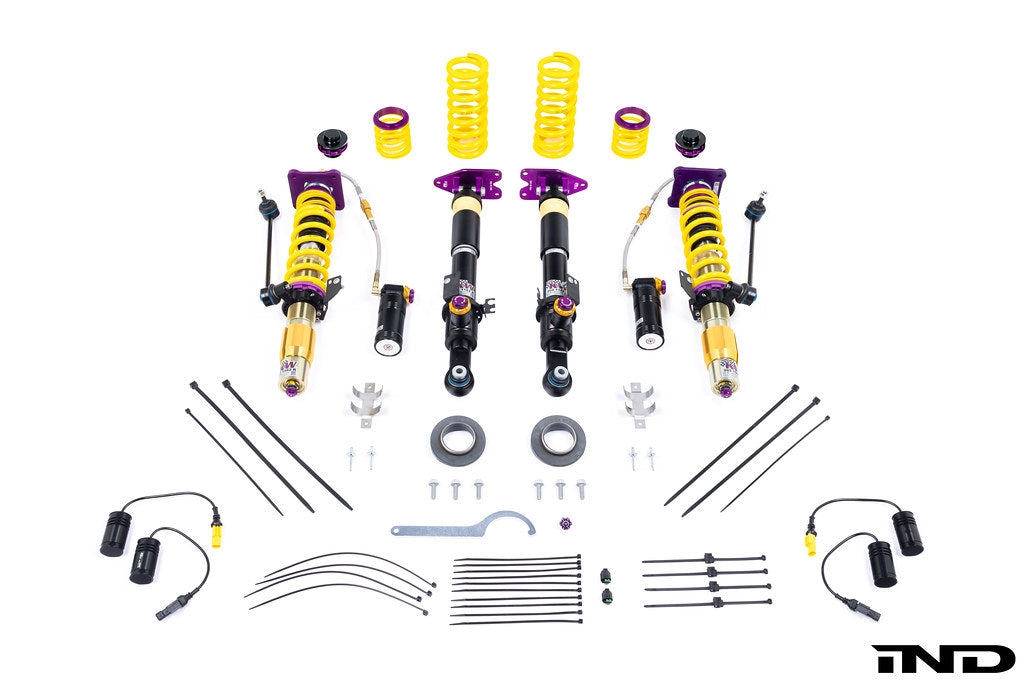 KW Suspensions G8X M2 / M3 / M4 RWD Coilover with EDC Cancellation Kit - V4 Clubsport 3-Way