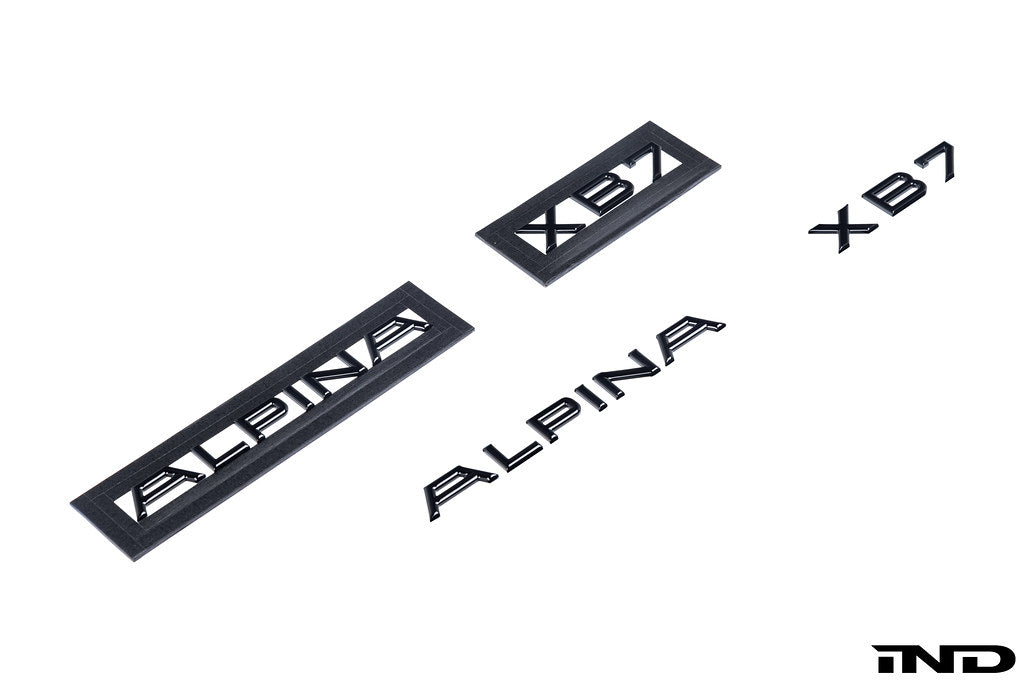 IND Painted Trunk Emblem - G07 Alpina XB7