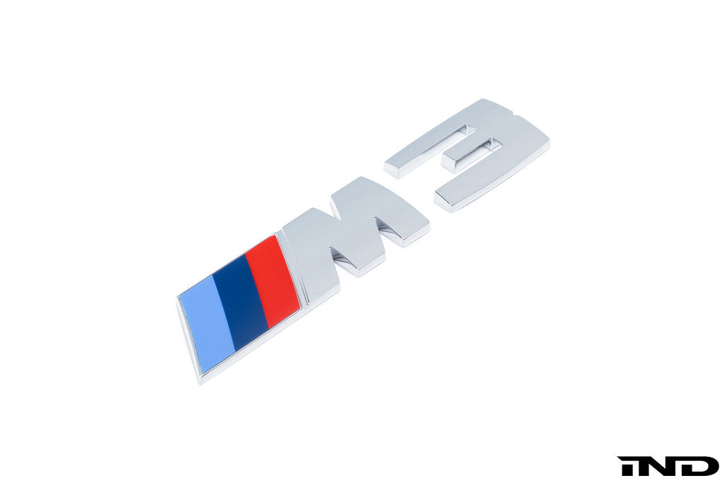 BMW F80 M3 OE Chrome Trunk Emblem