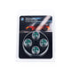 Genuine BMW Nitrogen Valve Stem Cap Set - Silver