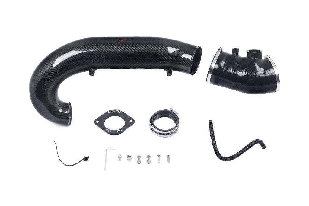 Eventuri V3 Carbon Charge Pipe - FK8 Civic Type-R
