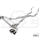 Fi Exhaust Front Pipe + Mid X-Pipe + Valvetronic Muffler + Quad Silver Tips (Retains OEM Valve Settings - No Remote) - G30 M550i 2017-2023
