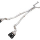 AWE Tuning Track Edition Catback Exhaust - Diamond Black Tips - BMW G90/G99 M5