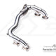 Fi Exhaust Mid Pipe + Valvetronic Muffler + Dual Silver Tips + Standard Remote - 718 Boxster | Cayman 2016-Up