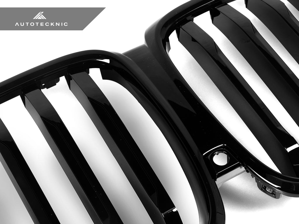 AutoTecknic Painted Glazing Black Front Grille - G05 X5 LCI