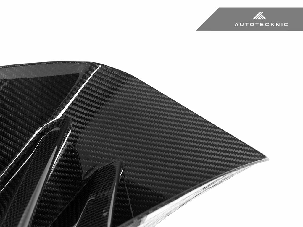 AutoTecknic Dry Carbon Corsa Front Air Inlet Trim Set - G87 M2