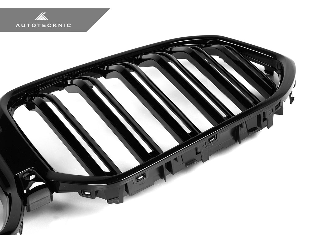 AutoTecknic Dual-Slats Painted Black Front Grille - G06 X6 LCI