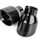 APR Double-Walled 4in Slash-Cut Tips - Polished Diamond Black - Set of 2