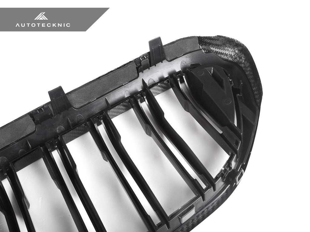 AutoTecknic Dual-Slats Carbon Fiber Front Grille Set - G30 5-Series