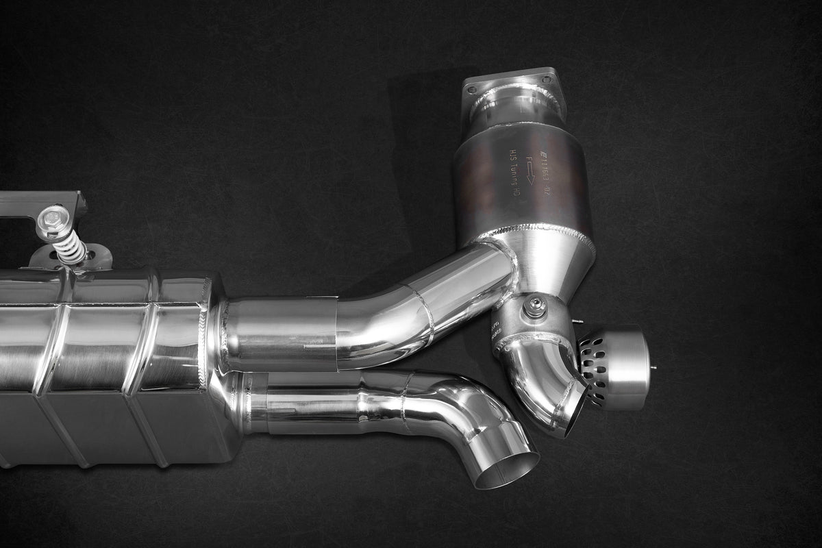 Porsche 991.1/2 Turbo/S - Valved Exhaust + Cat Spare Pipes CES3