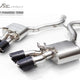Fi Exhaust Front Pipe + Mid X-Pipe + Valvetronic Muffler + Quad Silver Tips (Retains OEM Valve Settings - No Remote) - Porsche 971 Panamera Turbo/ GTS 2017-2024