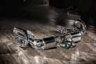 Fi Exhaust Valvetronic Titanium Muffler + Dual Tips with Carbon Fiber Ceramic Coating Black Stainless Insert Retains OEM Valve Settings - No Remote - Porsche 991.1/ 991.2 GT3/ RS 2013-2019