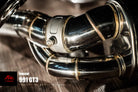 Fi Exhaust Valvetronic Muffler + Dual Silver Tips Retains OEM Valve Settings - No Remote - Porsche 991.1/ 991.2 GT3/ RS 2013-2019