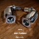 Fi Exhaust Valvetronic Muffler + Standard Remote - Porsche 991.1/ 991.2 Turbo 2013-2019 (OEM Tips Compatible Version)