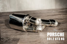 Fi Exhaust Valvetronic Muffler + Dual Silver Tips Retains OEM Valve Settings - No Remote - Porsche 991.1/ 991.2 GT3/ RS 2013-2019