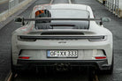 Fi Exhaust Catless Header + Valvetronic Muffler + Dual Silver Tips Retains OEM Valve Settings - No Remote - Porsche 992.1 GT3/ RS 2021-Up Race Version