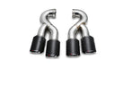 Fi Exhaust Front Pipe + Mid Y-Pipe + Valvetronic Muffler + Quad Silver Tips + Fi PRO App Remote OBDII - Porsche 9YA.1/ 9YA.2 Cayenne 3.0T 2018-Up