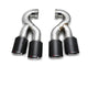 Fi Exhaust Front Pipe + Mid Y-Pipe + Valvetronic Muffler + Quad Silver Tips + Fi PRO App Remote (OBDII) - Porsche 9YA.1/ 9YA.2 Cayenne 3.0T 2018-Up