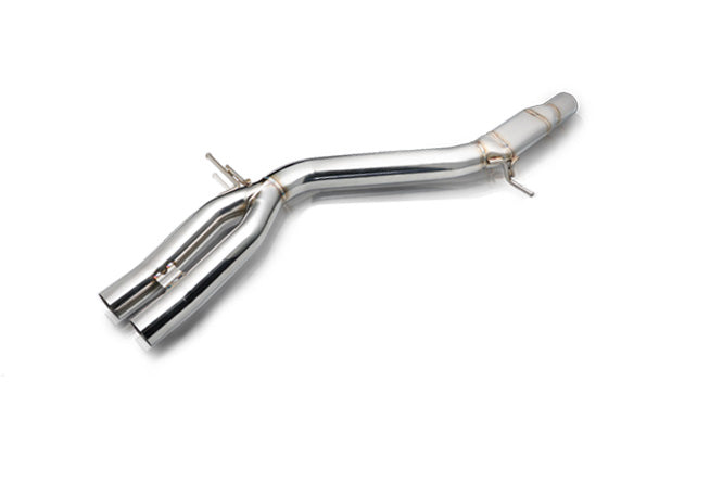 Fi Exhaust Front Pipe + Mid Y-Pipe + Valvetronic Muffler + Quad Silver Tips + Fi PRO App Remote OBDII - Porsche 9YA.1/ 9YA.2 Cayenne 3.0T 2018-Up