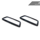 AutoTecknic Dry Carbon Front Seat Illuminated Emblem Surround Set - BMW M