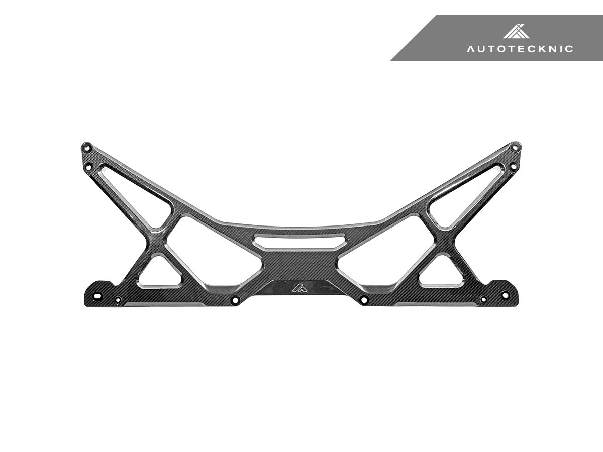 AutoTecknic Dry Carbon Strut Brace - BMW F95 X5M / F96 X6M / G09 XM - White Background Hero