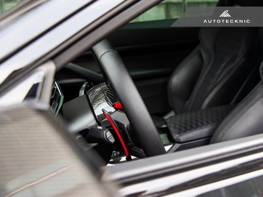 AutoTecknic Carbon LCI Steering Wheel Top Cover - G8X M2/ M3/ M4