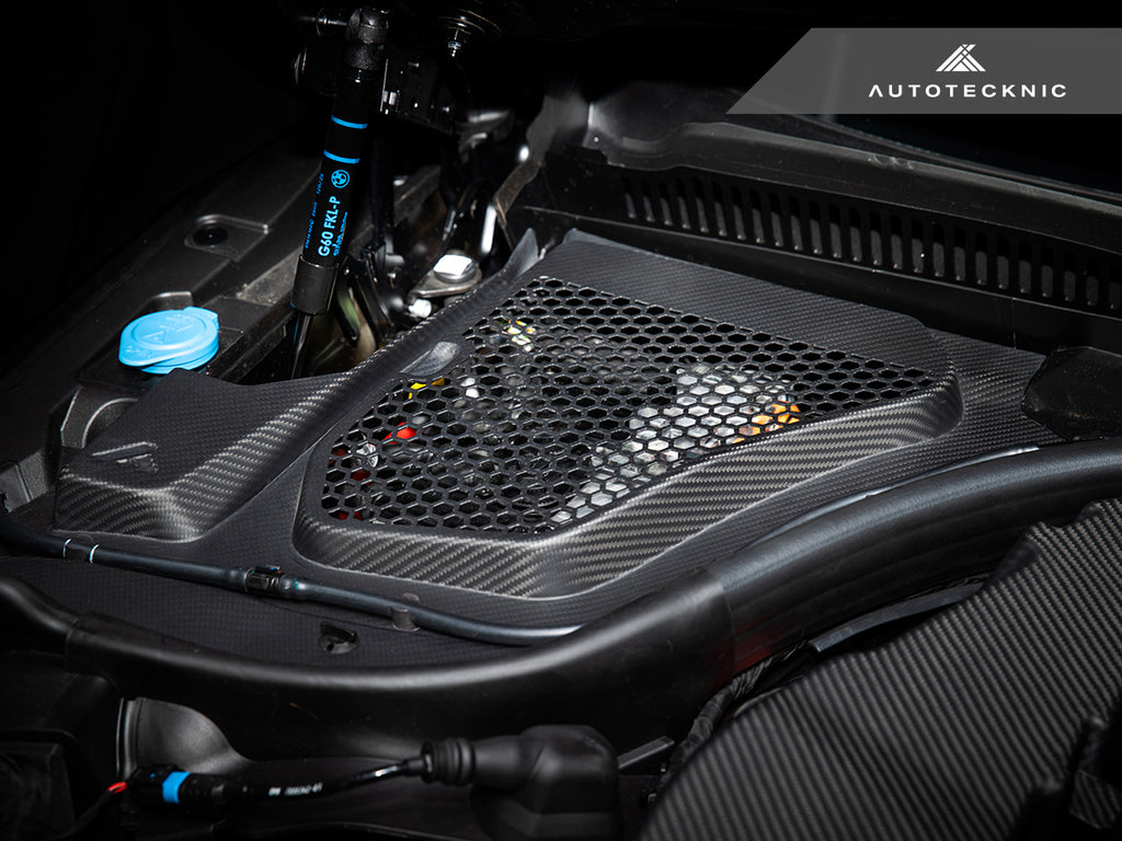 AutoTecknic Dry Carbon Engine Cowl Panel Trim Set - G90/ G99 M5