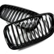 AutoTecknic Glazing Black Front Grille Set - BMW F10 Sedan | F11 Wagon | 5-Series