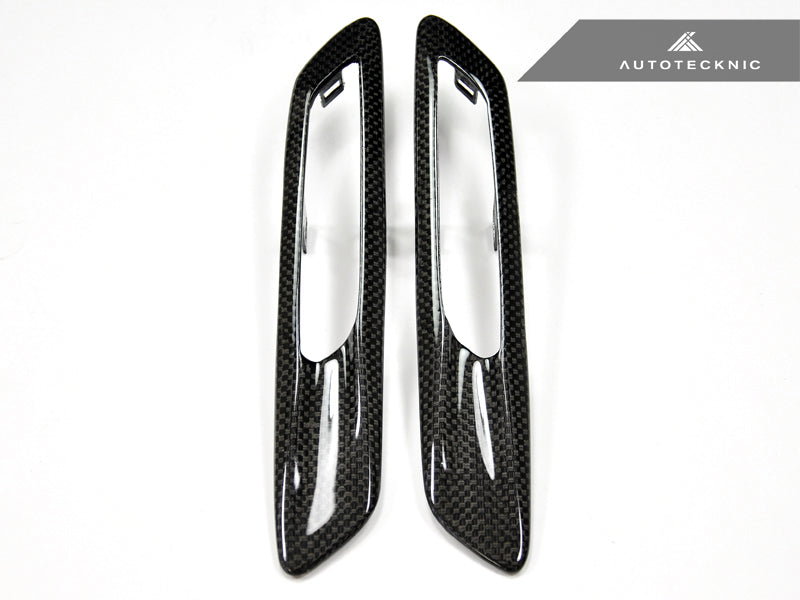 AutoTecknic Replacement Carbon Fiber Fender Light Trims - F10 Sedan / F11 Wagon | 5 Series