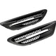 AutoTecknic Replacement Stealth Black Fender Vents - BMW F10 M5
