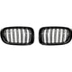 AutoTecknic Glazing Black Front Grille Set - BMW F25 X3 LCI | F26 X4 LCI