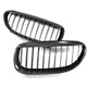 AutoTecknic Carbon Fiber Front Kidney Grille Pair - BMW E63 6 Series (2004-2010) / E64 6 Series (2005-2010) / E63 M6 (2006-2010) / E64 M6 (2007-2010)