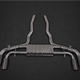 BMW X5/6M (F95/96) - Exhaust System, OPF Spare MidPipes + Carbon Tips (OE Actuators)