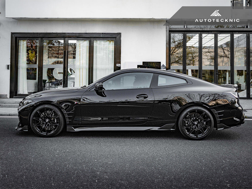 SQ-Aero Dry Carbon Side Skirt Extension Set - G22/ G23 4-Series