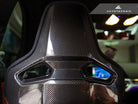 AutoTecknic Dry Carbon Fiber Seat Belt Outlet Cover Set - BMW G80 M3 | G82 M4 | G87 M2 | M Carbon Bucket Seats