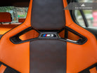 AutoTecknic Dry Carbon Fiber Seat Belt Outlet Cover Set - BMW G80 M3 | G82 M4 | G87 M2 | M Carbon Bucket Seats
