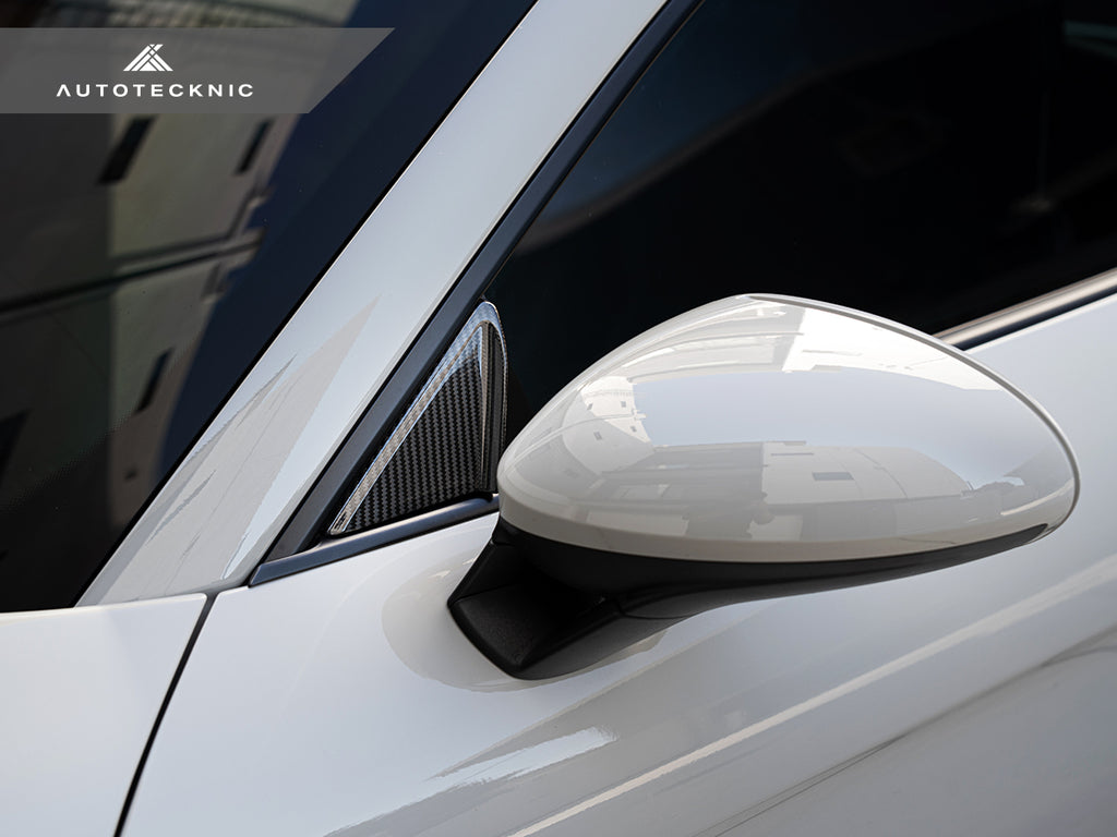 AutoTecknic Dry Carbon Side Mirror Wind Deflector Set - Porsche 991 | 981 | 718