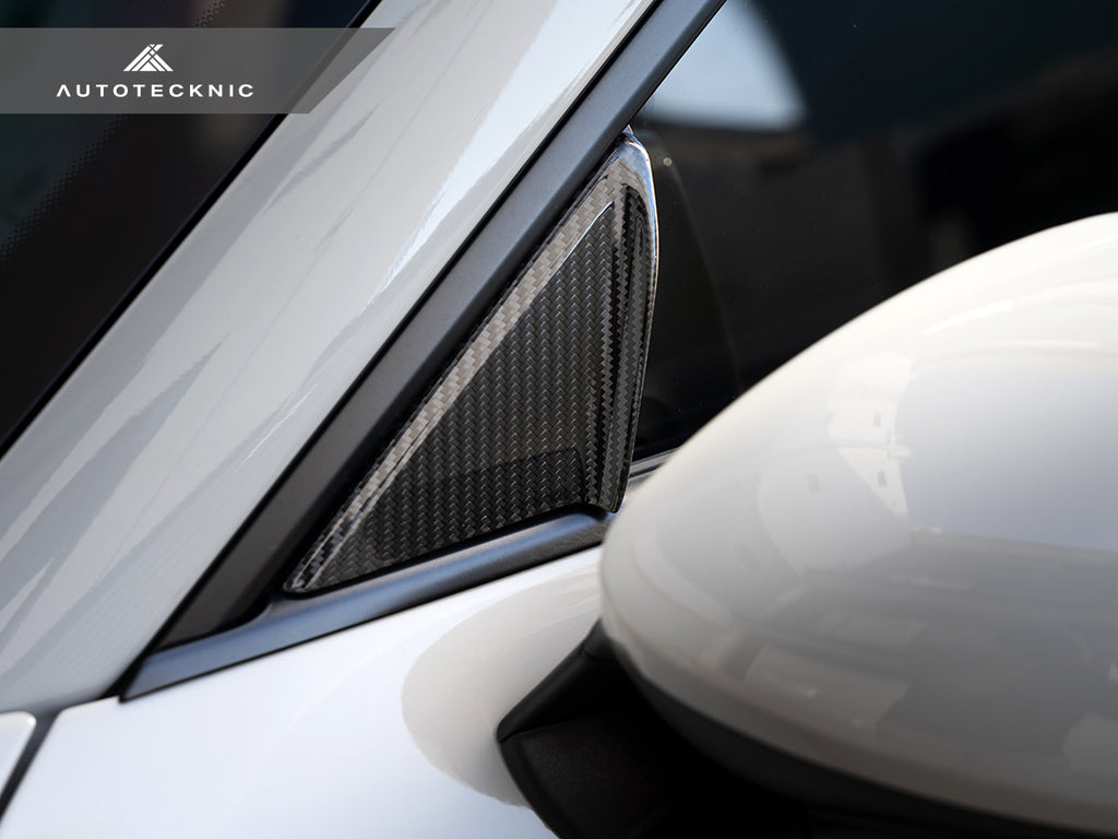 AutoTecknic Dry Carbon Side Mirror Wind Deflector Set - Porsche 991 | 981 | 718