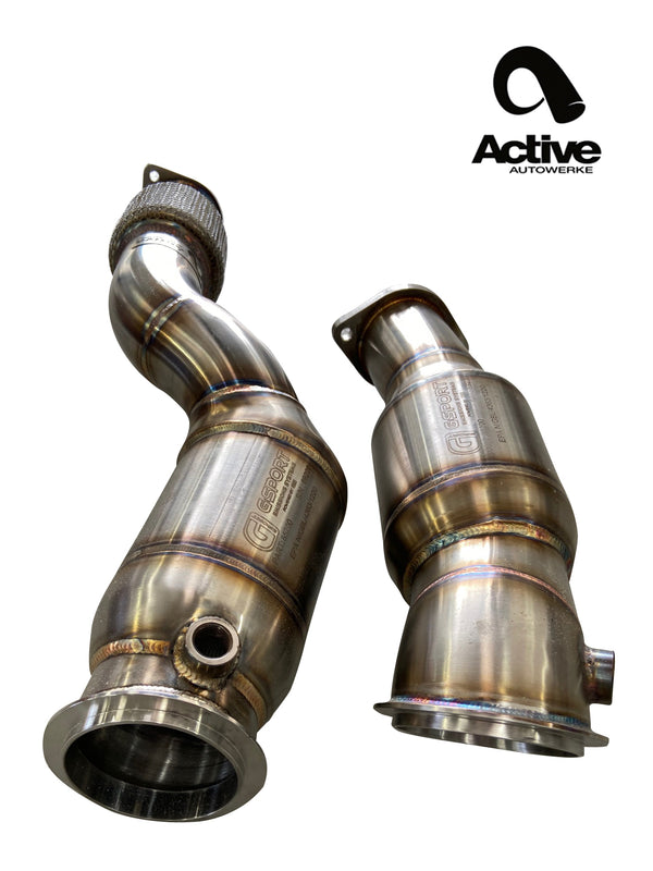 Active Autowerke Downpipes with Aflow Cats – G87 M2 | G80 M3 | G82 M4 S58