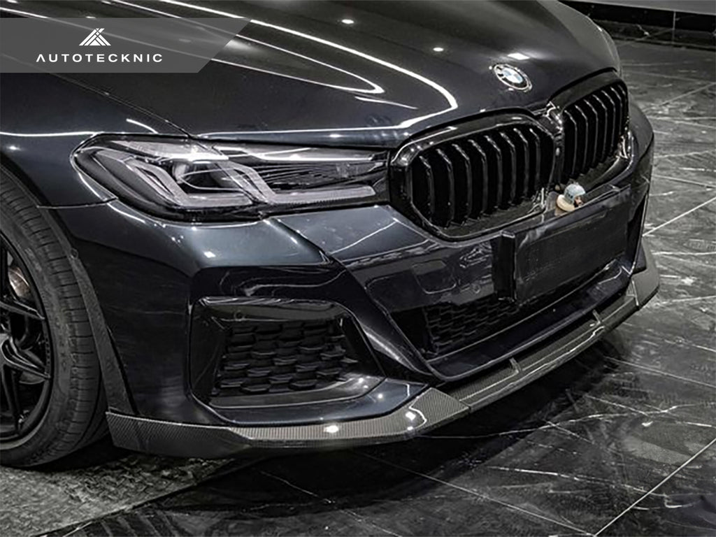 AutoTecknic Dry Carbon Competition Front Aero Lip - G30 5-Series LCI