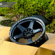 Nismo LMGT4 18x10.5 +15 5x114.3 Gloss Black Skyline GT-R R32 R33 R34 (Set of 4)