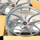 BBS RI-D 20x9.5 +10 / 20x10.5 +15 5x112 Diamond Silver (G8X M2/M3/M4, Set of 4)